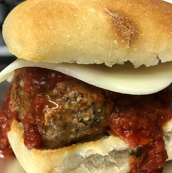 Metro Detroit's Best Food Trucks | Saucy Joe's Italian - Best-Meatball-Sandwich-Detroit-Saucy-Joe's-Italian-Food-Truck