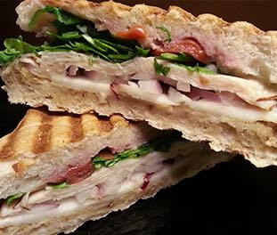 Picture of our Chicken and Cherry 'Traverse City' Panini 